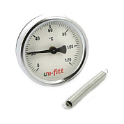 Термометр накладной 63 мм UNI-FITT с пружиной